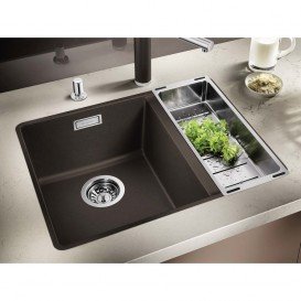 Мийка для кухні прямокутна BLANCO SUBLINE 340/160-F штучний граніт кави 523573