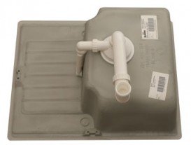 Мойка для кухни прямоугольная BLANCO Zia 40S SILGRANIT® PuraDur® серый беж 517411