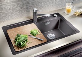Мойка для кухни прямоугольная BLANCO ZENAR 45 S SILGRANIT® PuraDur® алюметаллик 523711