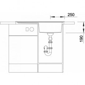 Мойка для кухни прямоугольная BLANCO ZENAR 45 S SILGRANIT® PuraDur® шампань 523715