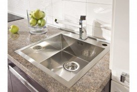 Мийка для кухні прямокутна Blanco ZEROX 400-IF / А нержавіюча сталь дзеркальна поліровка 521 629