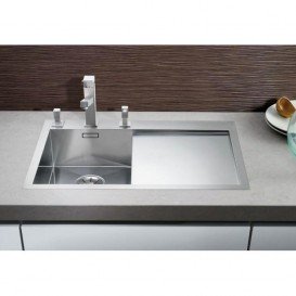 Мойка для кухни прямоугольная Blanco ZEROX 4 S-IF/А чаша слева  нержавеющая сталь  зеркальная полировка 521622