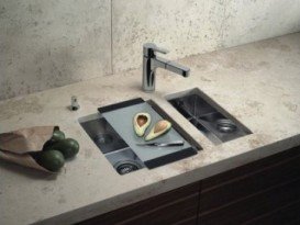 Мийка для кухні прямокутна Blanco ZEROX 180-U нержавіюча сталь дзеркальна поліровка +521567