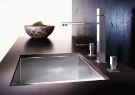 Мойка для кухни прямоугольная Blanco ZEROX 550-U нержавеющая сталь  зеркальная полировка 521591