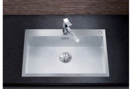 Мойка для кухни прямоугольная Blanco ZEROX 700-IF/A нержавеющая сталь Durinox® с отводной арматурой InFino® 523102