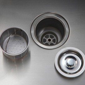 Мойка для кухни прямоугольная Kraus под столешницу нержавеющая сталь хром KBU16