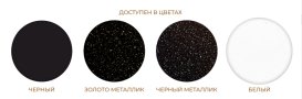 Мийка для кухні Sink Quality Obsidian 1KKO 59x50x21 см з переливом нанограніт чорний OBS.C.1KKO.X