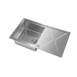 Мийка для кухні Teka BROOKLYN 50 M-XP 1B 1D 86.4×50.4 см нержавіюча сталь полірована 115100022