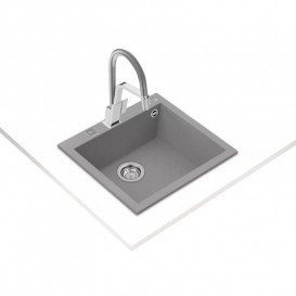 Мийка для кухні Teka Forsquare 50.40 TG AUTO 57х50 см теграніт сірий 115230006
