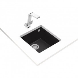 Мийка для кухні Teka Square 40.40 TG 44х44 см під стільницю теграніт чорний 115230025