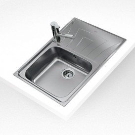 Мийка для кухні Teka Universo Max 79 1B 1D 79х50 см нержавіюча сталь мікротекстура 115120003