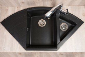 Мойка для кухни трапециевидная Буль-Буль Europe врезная Магранит светло-черный 113060004