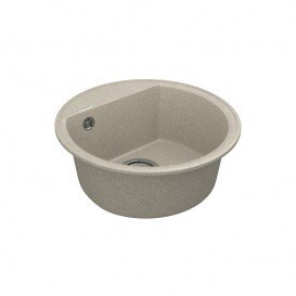 Мойка для кухни Vankor Easy Ø44,5 см кварц бежевый Easy EMR 01.45 Beige