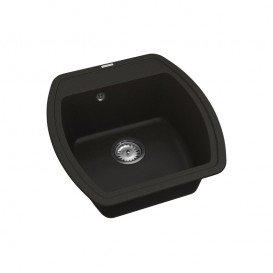 Мийка для кухні Vankor Norton 48х50,5 см кварц чорний Norton NMP 01.48 Black