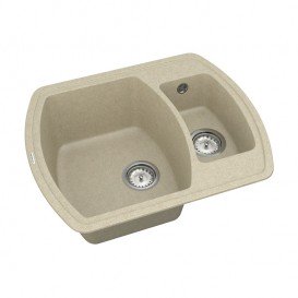 Мийка для кухні Vankor Norton 62,5х50 см кварц бежевий Norton NMP 03.63 Beige