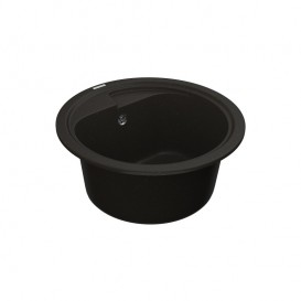 Мойка для кухни Vankor Polo Ø44 см кварц черный Polo PMR 01.45 Black