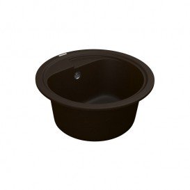 Мойка для кухни Vankor Polo Ø44 см кварц шоколад Polo PMR 01.45 Chocolate