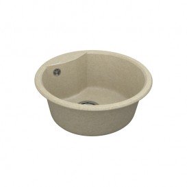 Мойка для кухни Vankor Vena Ø47,5 см кварц бежевый Vena VMR 01.48 Beige