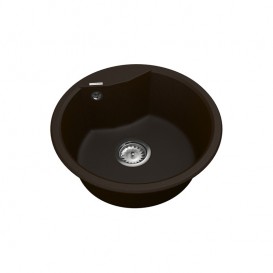 Мойка для кухни Vankor Vena Ø47,5 см кварц шоколад Vena VMR 01.48 Chocolate