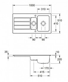 Мойка для кухни Villeroy & Boch Architectura 60 XR 100х51 см керамика steam 336501SM