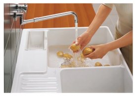 Мийка для кухні Villeroy & Boch Double-bowl sink подвійна 89,5х63 см кераміка snow white 632391KG