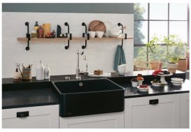 Мийка для кухні Villeroy & Boch Farmhouse 60 X 59,5х50 см кераміка ebony 636002S5