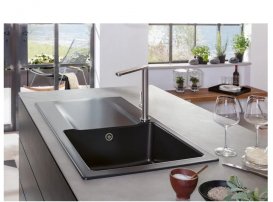 Мойка для кухни Villeroy & Boch Siluet 60 100х51 см керамика ebony 333601S5