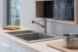 Мойка для кухни встраиваемая Hansgrohe S51 S510-F635 SilicaTec серый бетон 43315380