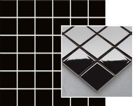 Мозаика Paradyz Altea Nero K.4,8X4,8 глянцевая 29,8х29,8 см M-P-298X298-1-ALTE.NE44-2