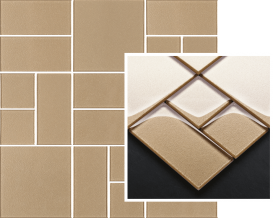 Мозаика Paradyz Uniwersalna Mozaika Szklana Gold Mix 29,8х29,8 см MGC-298X298-1-MOZA.GOMX