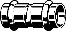 Муфта Viega Prestabo 1115 12 нелегована сталь 557980