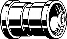 Муфта Viega Prestabo XL 1115XL 76.1 нелегированная сталь 597733