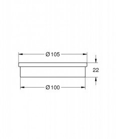 Мильниця Grohe Atrio 40256003