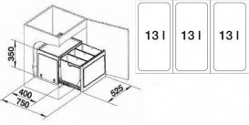 Сміттєва система Blanco Botton Pro 60 Manual 517469