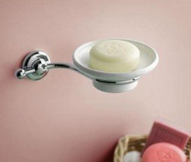 Мильниця для ванною Flab Rio il Classico кераміка / латунь білий / хром 471 CHR