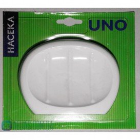 Мильниця для ванною Haceka Uno настінна пластик білий 1113843