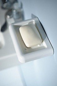 Мыльница для ванной Haceka Yoly подвесная пластик белый 1137988