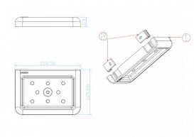 Мыльница для ванной Haceka Yoly подвесная пластик белый 1137988