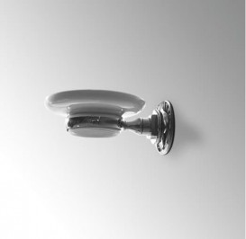 Мильниця для ванною Simas Accessori білий/хром 260201