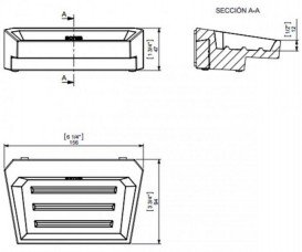 Мильниця для ванною Sonia S4 підвісна штучний камінь білий 156269