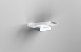 Мыльница для ванной Sonia S7 настенная белый/хром 131792