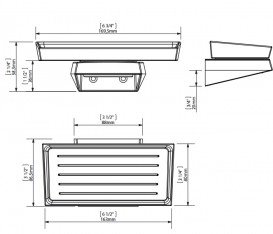 Мыльница для ванной Sonia Spare Parts запасная часть без держателя стекло 161768