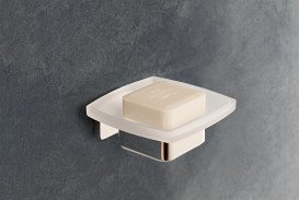 Мыльница для ванной Villeroy & Boch Elements - Striking с держателем хром TVA15202000061