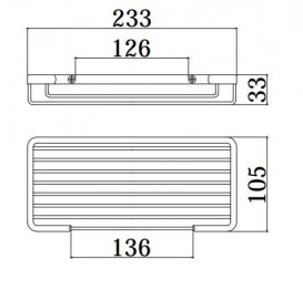 Мильниця-сітка підвісна Paffoni хром ZPOR 007 CR