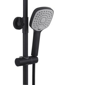 Набор 2 в 1 душевая система Kroner Armada-SCH067 + смеситель для раковины Kubus-SCH010 черный CVS30221