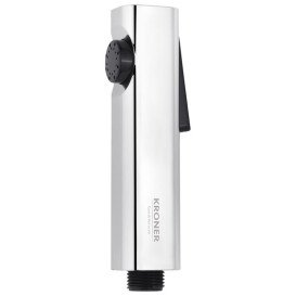 Набор 2 в 1 душевая система Kroner Armada-W066 + смеситель для раковины Armada-C010 хром/белый CVS30222