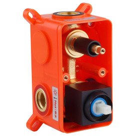 Набір 2 в 1 душова система Kroner Edelstahl Kubus-SCH082 + змішувач для раковини Edelstahl Kubus-SCH010-3 чорний CVS30178