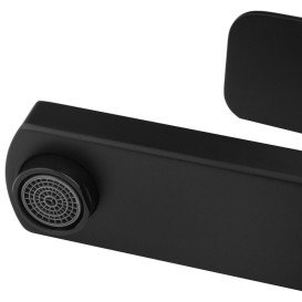 Набір 2 в 1 душова система Kroner Edelstahl Kubus-SCH082 + змішувач для раковини Edelstahl Kubus-SCH010-3 чорний CVS30178