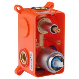 Набір 2 в 1 душова система Kroner Edelstahl Klassisch-ESG082 + змішувач для раковини Edelstahl Klassisch-ESG010 нікель CVS30205