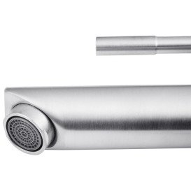 Набір 2 в 1 душова система Kroner Edelstahl Klassisch-ESG082 + змішувач для раковини Edelstahl Klassisch-ESG010 нікель CVS30205